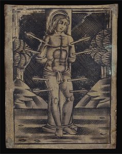 Sint Sebastiaan door Italian 16th Century