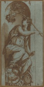 Allegorie van Vrede door Italian 16th Century after Giorgio Vasari
