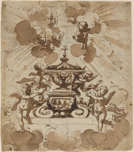 Verheerlijking van de Hostie door Italian 18th Century