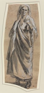 Studie van een Staande Vrouw door Italian 18th Century