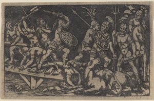 Horatius Cocles door Italian 18th or 19th Century