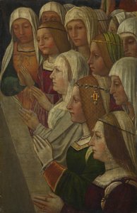 Vrouwelijke leden van een broederschap, c. 1500