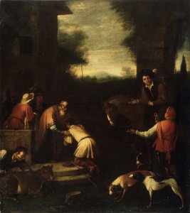 Terugkeer van de verloren zoon, 17e eeuw door Italian Master