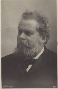 Giosue Carducci (1835-1907), Nobelprijswinnende Italiaanse dichter door Italian Photographer