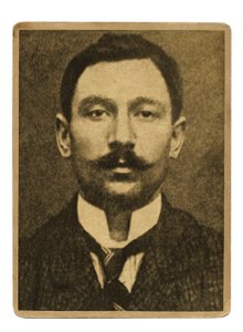 Mugshot van Vincenzo Peruggia, Italiaanse schilder die de Mona Lisa stal uit het Louvre op 21 augustus