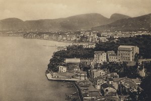 Napels: Sorrento, Panorama Con La Marina Grande