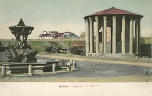 Rome, Italië, Tempio Di Vesta