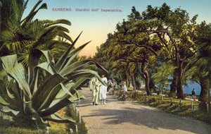 San Remo, Italië, Giardini Del Imperatrice door Italian Photographer