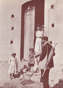Sicilië: een zwervende muzikant (z/w foto) door Italian Photographer