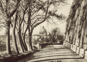 Sint-Pieter gezien vanaf de Janiculus door Italian Photographer