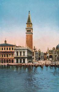 Venetië/Venetië: Piazzetta s Marco dal Mare (gekleurde foto) door Italian Photographer