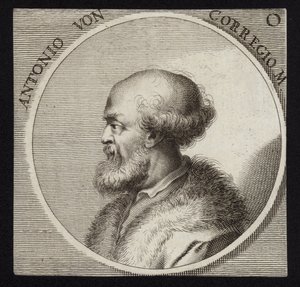 Antonio da Correggio door Italian School