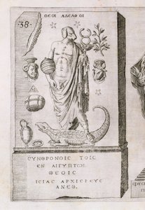Apollo met een hondenkop, 1589 door Italian School