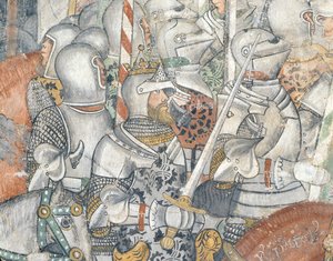Leger, detail van een gevechtsscène