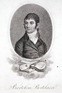 Bartolomeo Bortolozzi (geb. 1773) gegraveerd door Scheffner door Italian School