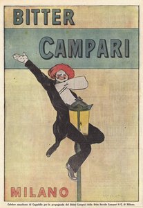 Campari Bitters (kleurenlitho) door Italian School