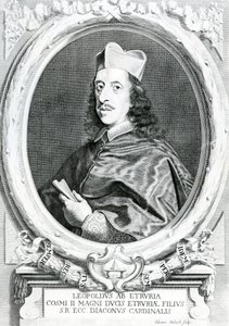 Kardinaal Leopold de Medici (1617-1675) door Italian School