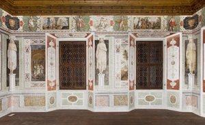 Kariatidenkamer: Metamorfosen door Ovidius door Italian School