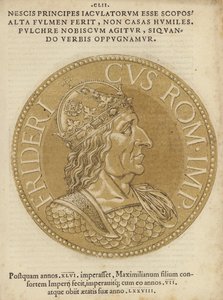 Munt met een afbeelding van Maximiliaan I
