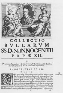 Verzameling van de Pauselijke Bullen van Paus Innocentius XII door Italian School