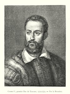 Cosimo I, eerste hertog van Toscane door Italian School