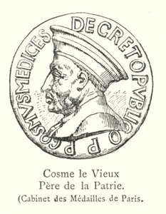 Cosme de Oude, Vader des Vaderlands, Kabinet van Medailles van Parijs