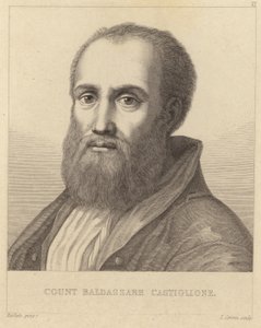 Graaf Baldassare Castiglione (1478-1529) door Italian School