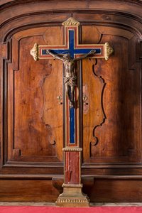 Bronzen kruisbeeld door Italian School