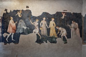 Detail van de fresco