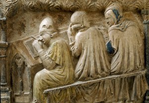 Detail van studenten die de cursus van Bonifacio Galluzzi volgen door Italian School