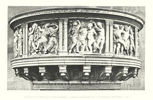 Donatello en Michele di Bartolommeo, Buitenpreekstoel van de Kathedraal van Prato door Italian School