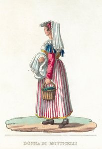 Donna Di Monticelli door Italian School