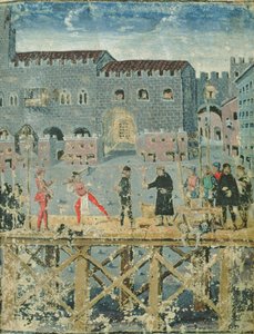 Executie in Ferrara, uit het Livre des Condamnés par la Justice