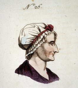Figuur nummer 26 die het gezicht van een vrouw voorstelt in 