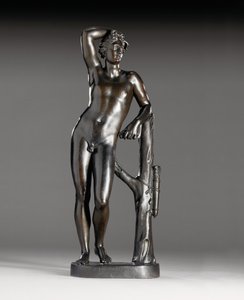 Beeld van de Apollino, naar de antieke, ca. 1722 door Italian School