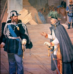 Eerste Italiaanse Onafhankelijkheidsoorlog: de Slag bij Novara op 13/09/1849 door Italian School