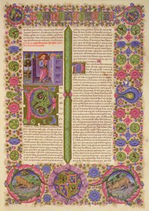 Fol.206r Brief van St. Paulus aan de Tessalonicenzen, uit de Borso d