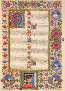 Fol.208r Brief van St. Paul aan Timotheüs, uit de Borso d