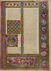 Beginwoorden van het Boek van de Joden, uit de Borso d