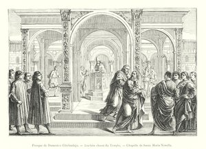Fresco van Domenico Ghirlandajo, Joachim verdreven uit de tempel, Kapel van Santa Maria Novella