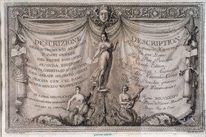 Frontispice van de Gabinetto armonico door Filippo Bonanni