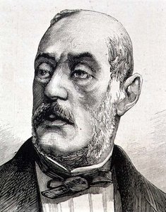 Giuseppe Ferrari (1811-1876) Italiaanse historicus en politiek filosoof (gravure) door Italian School