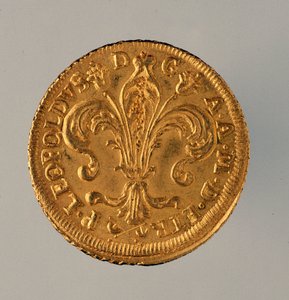 Gouden ruspone uit Florence, regeerperiode van Leopold II, Romeins keizer (1747-1792) door Italian School