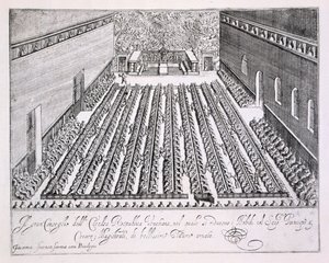 Grote Raad van de Venetiaanse Republiek in zitting, 1876 door Italian School