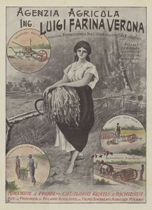 Ing Luigi Farina Verona (kleurenlitho) door Italian School