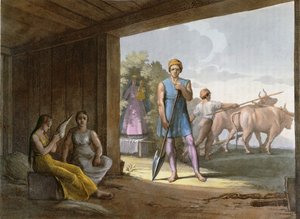 Jezuïtische Indianen (waarschijnlijk Zuid-Amerikaanse Indianen bekeerd door de Jezuïeten), ca. 1820