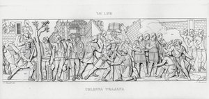 La Colonna Trajana, Zuil van Trajanus door Italian School
