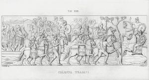 De Zuil van Trajanus (gravure)
