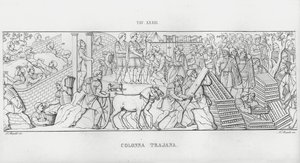 De Zuil van Trajanus (gravure)