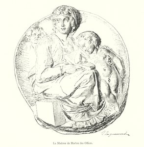 De Marmeren Madonna van de Uffizi door Italian School